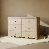 Casablanca driftwood 6 drawer dresser in nursery