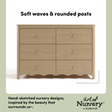 Casablanca driftwood 6 drawer dresser style callout