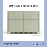 Casablanca sage 6 drawer dresser style callout