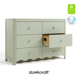 Casablanca sage 6 drawer dresser with GGG and PTPA logo on top right