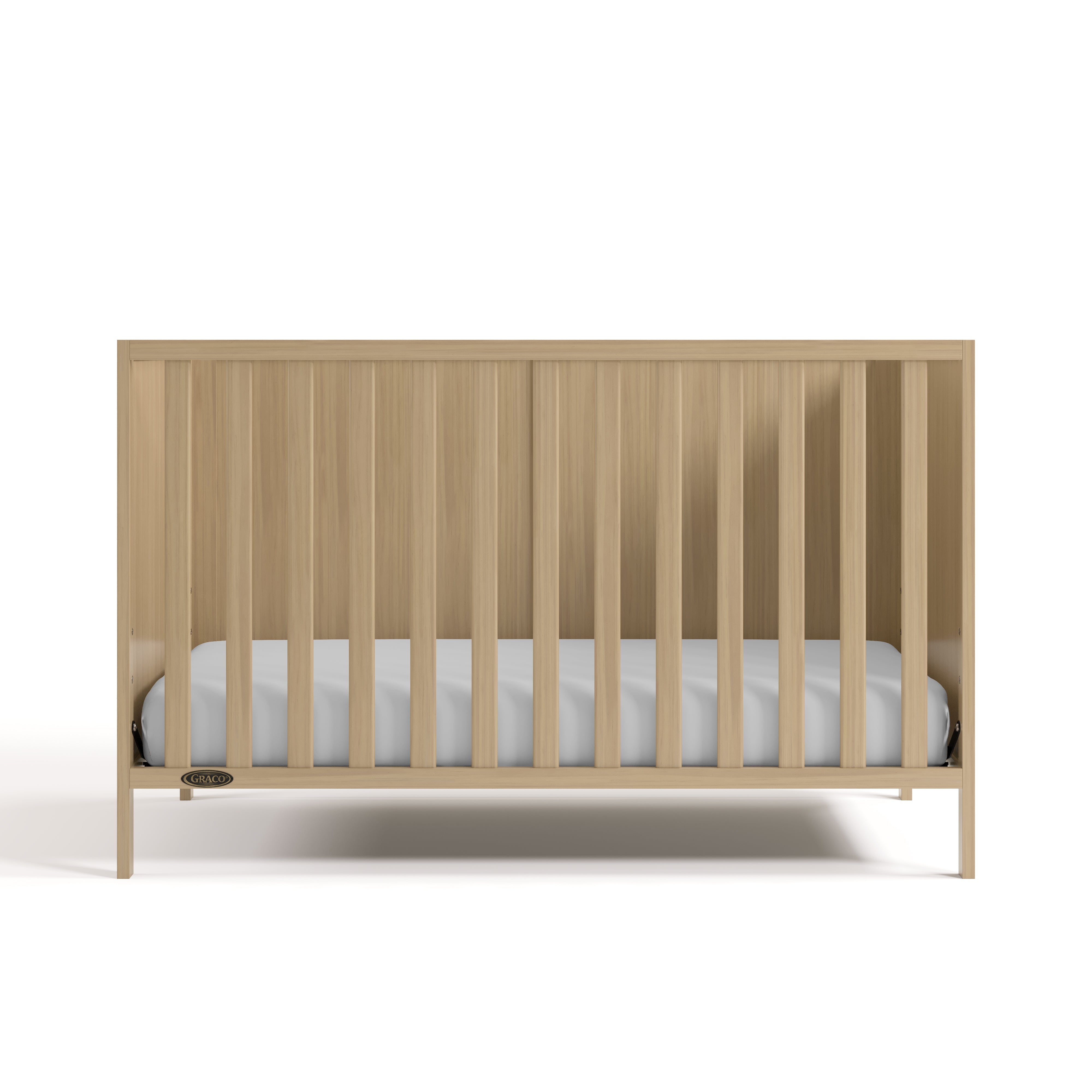 Theo driftwood crib front view