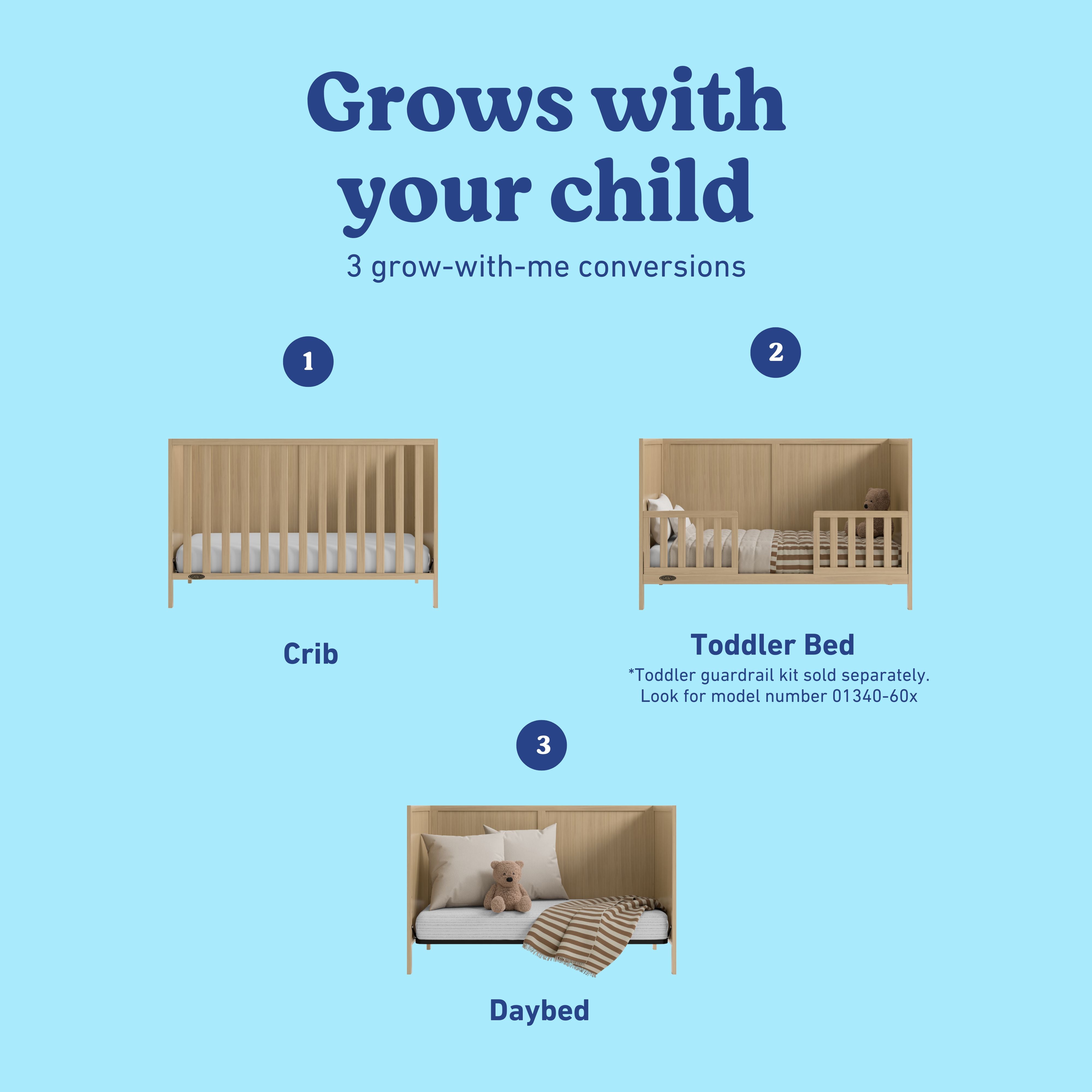 Theo driftwood crib conversions