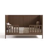 Theo hazelnut crib converted to toddler bed