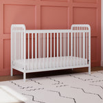 White crib in nursery