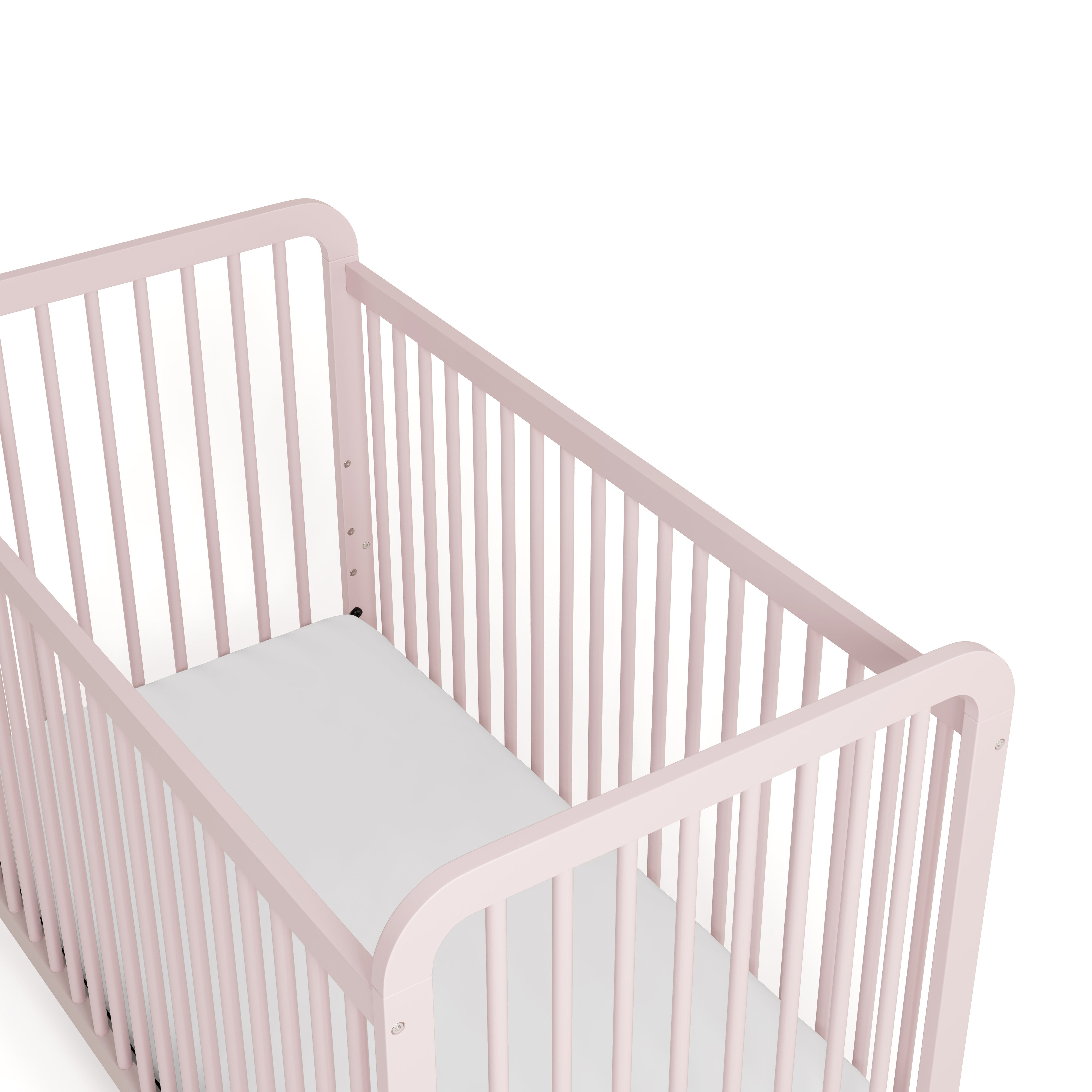Pasadena blush crib top view