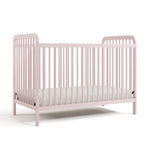 Pasadena blush crib angle view