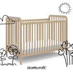 Pasadena driftwood crib with black doodles overlaid on image