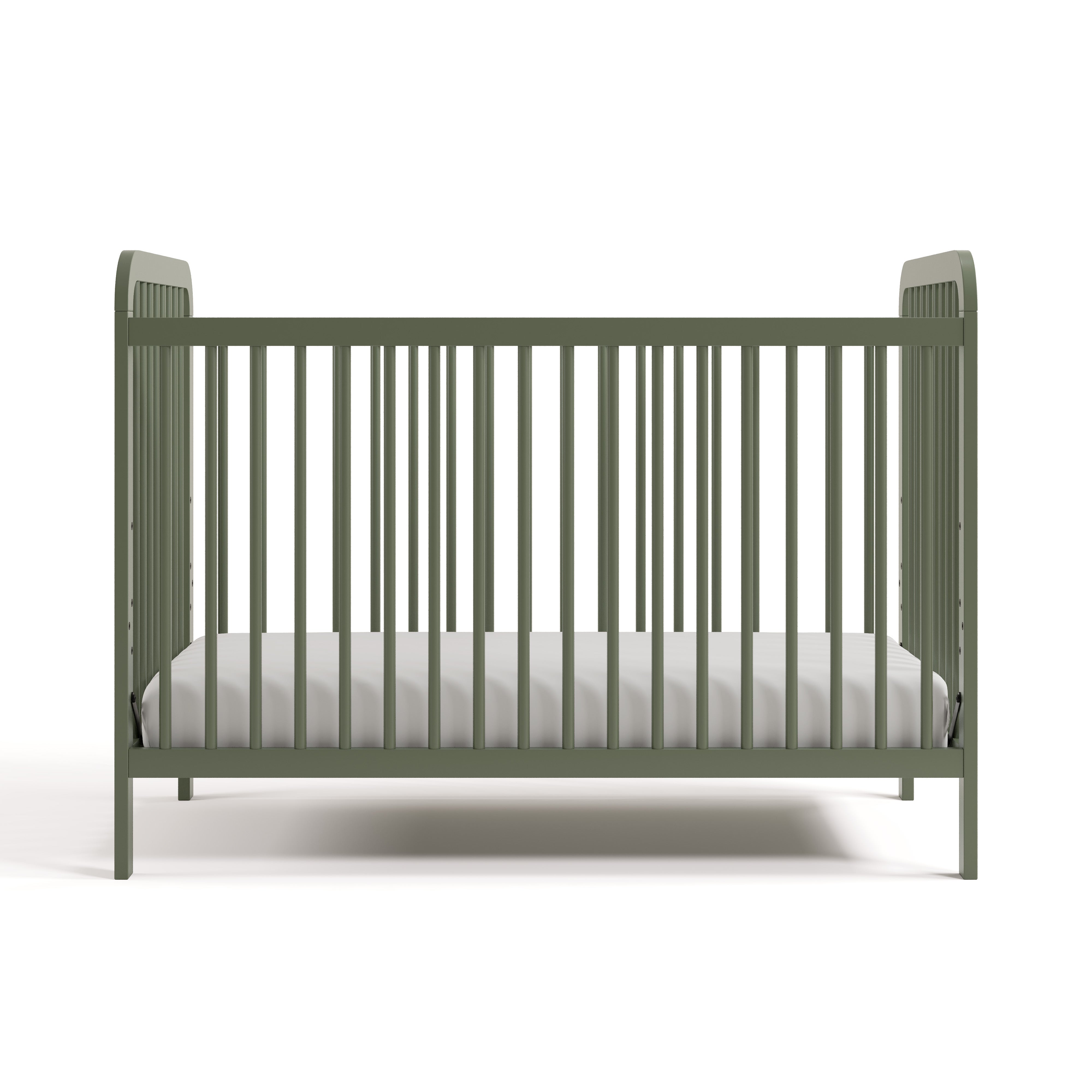 Pasadena olive crib front view