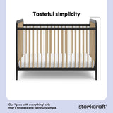 Pasadena black with driftwood crib style callout