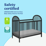 Olivia black crib certifications callout