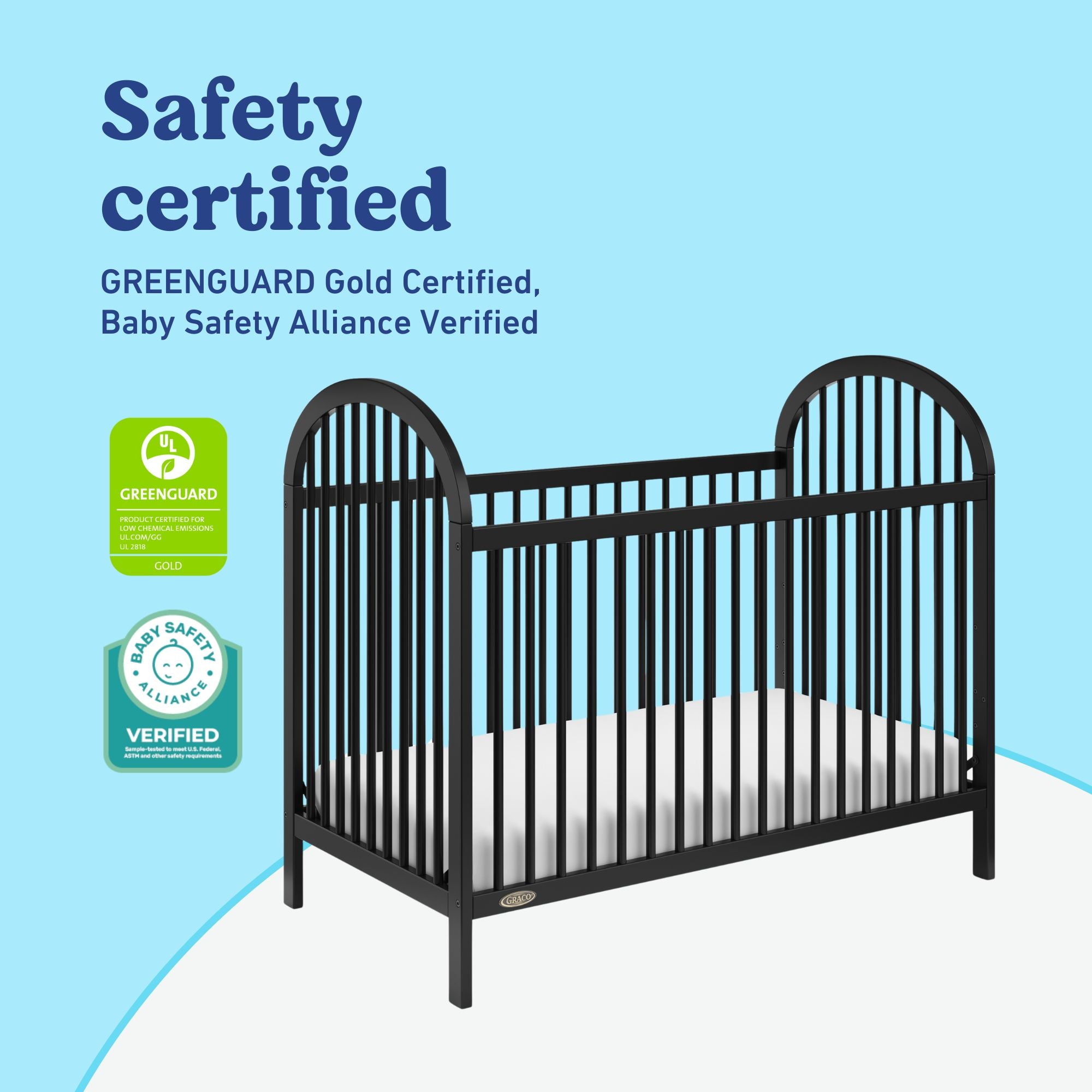 Olivia black crib certifications callout