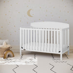 Benton white crib in nursery