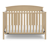 Front view of driftwood crib