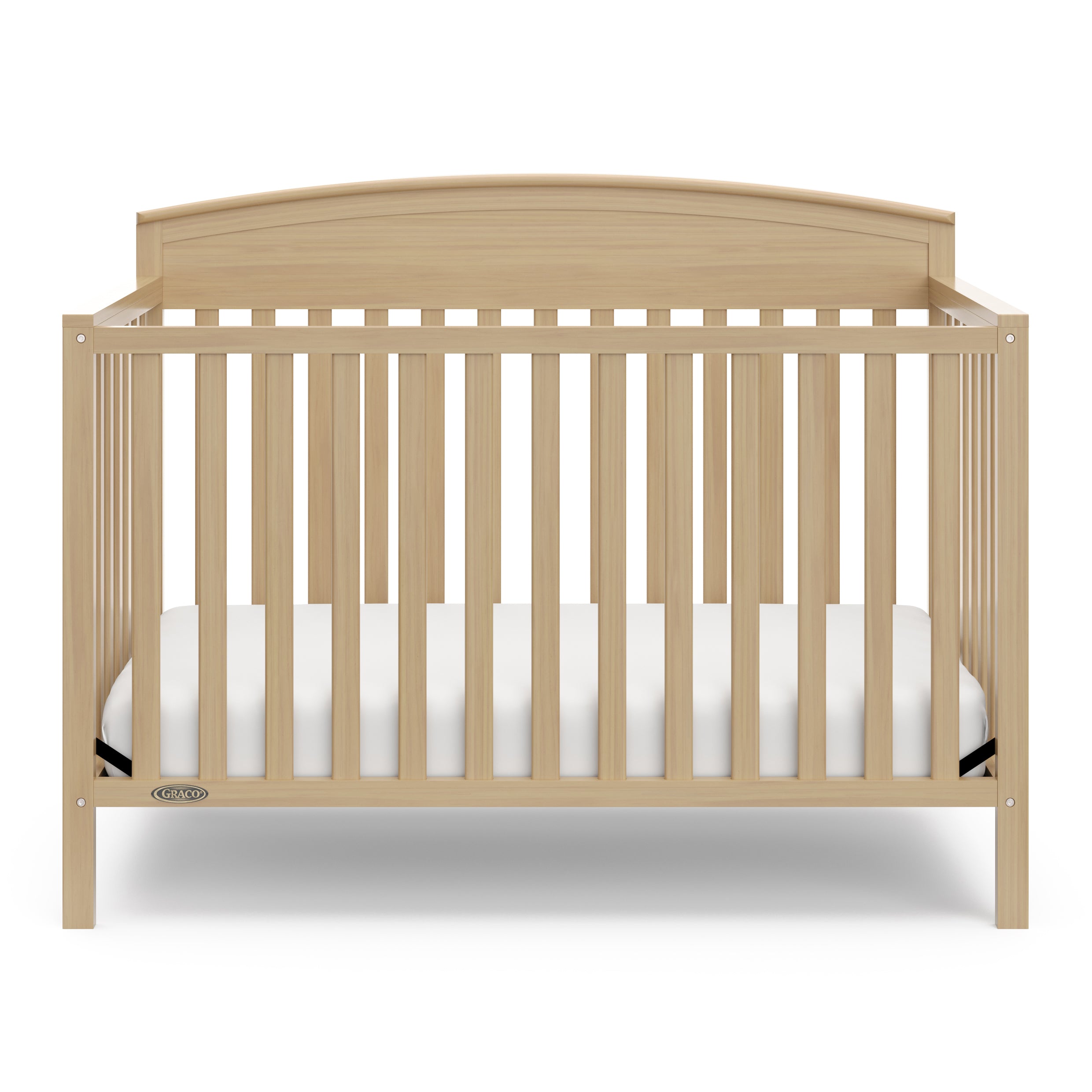 Benton driftwood crib front view