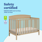 Benton driftwood crib safety certified callout
