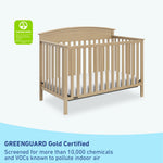 GREENGUARD Gold Certified driftwood crib