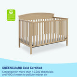 GREENGUARD Gold Certified driftwood crib