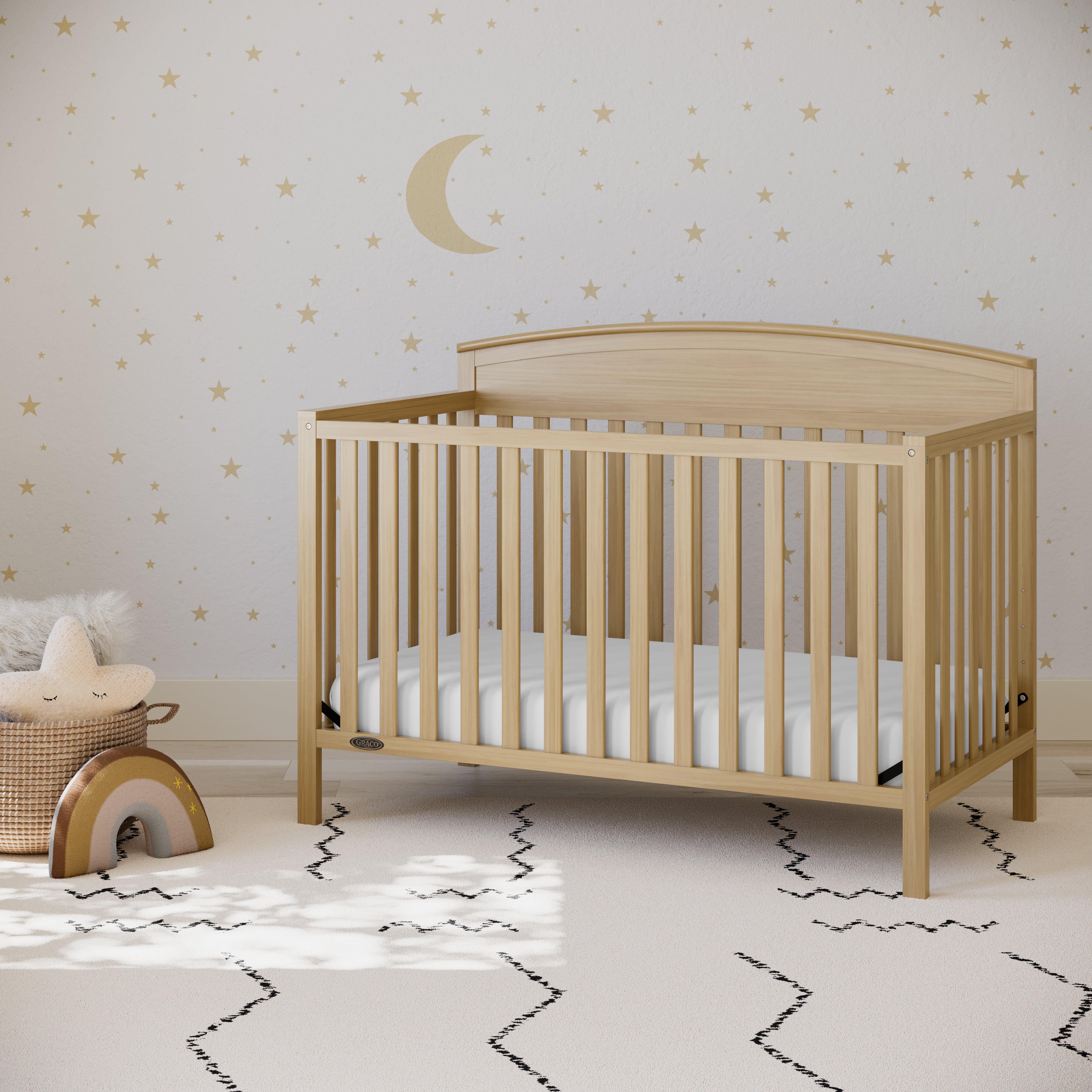 Benton driftwood crib in nursery