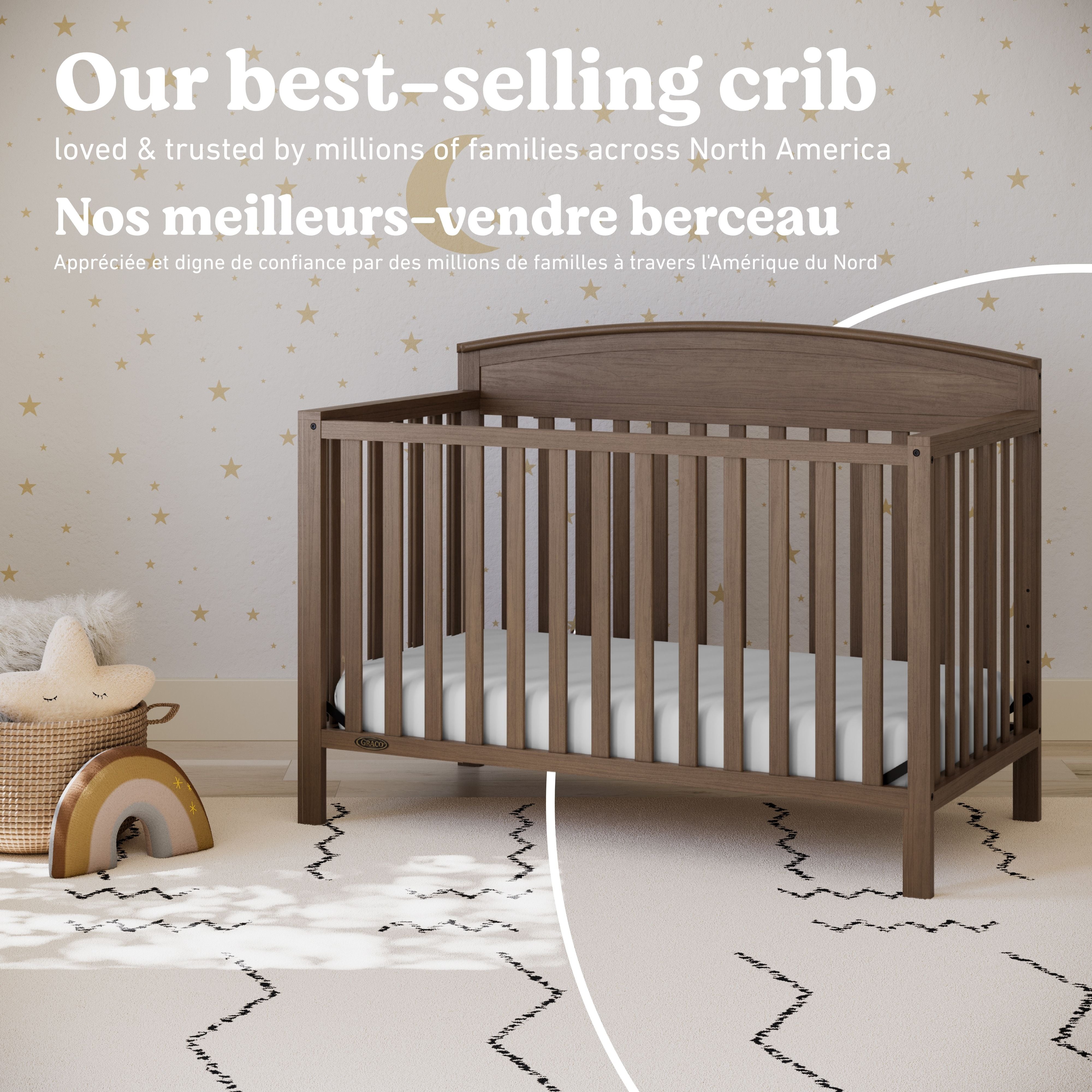 Benton hazelnut crib style callout