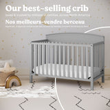 Benton pebble gray crib style callout