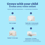 Paris white crib conversions callout