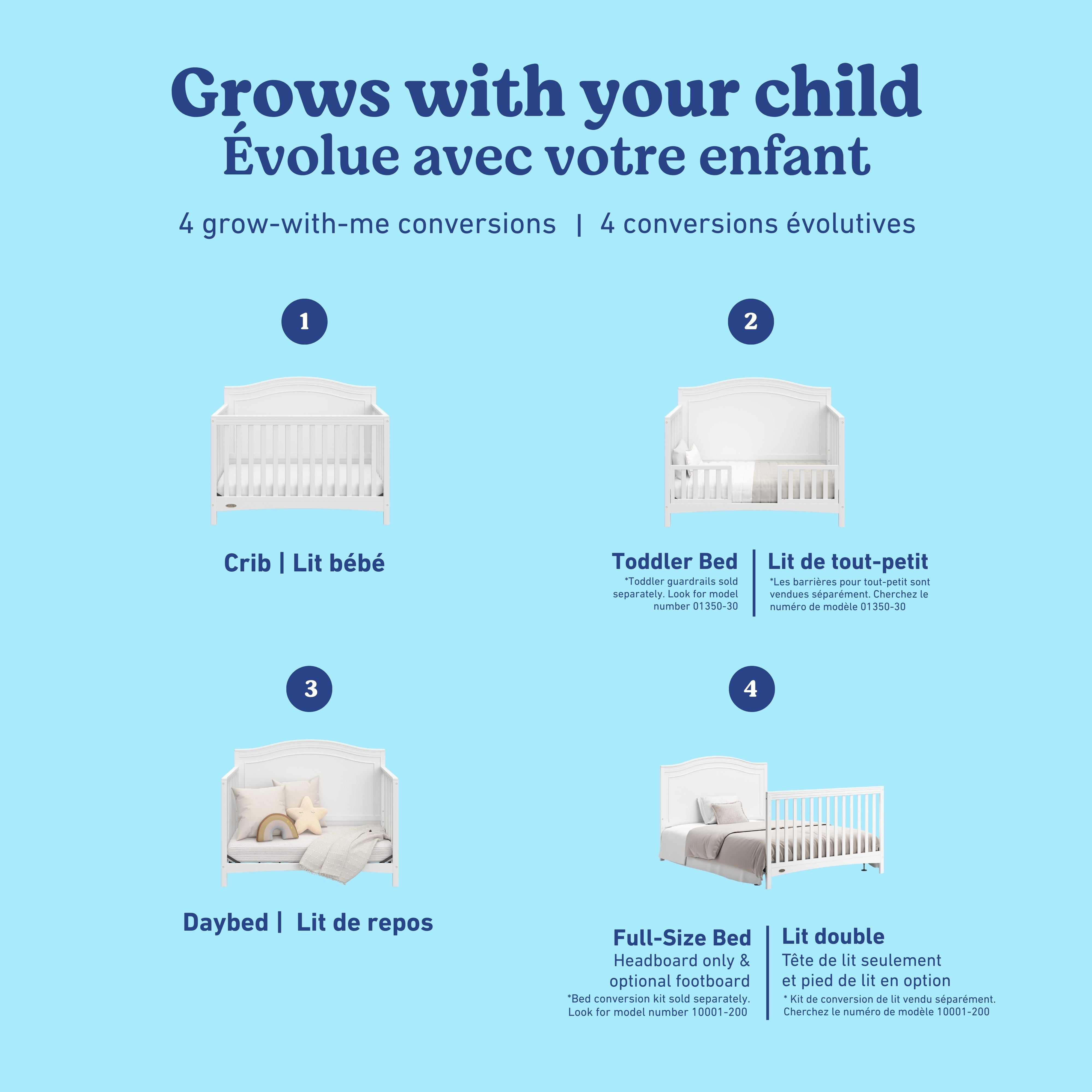 Paris white crib conversions callout