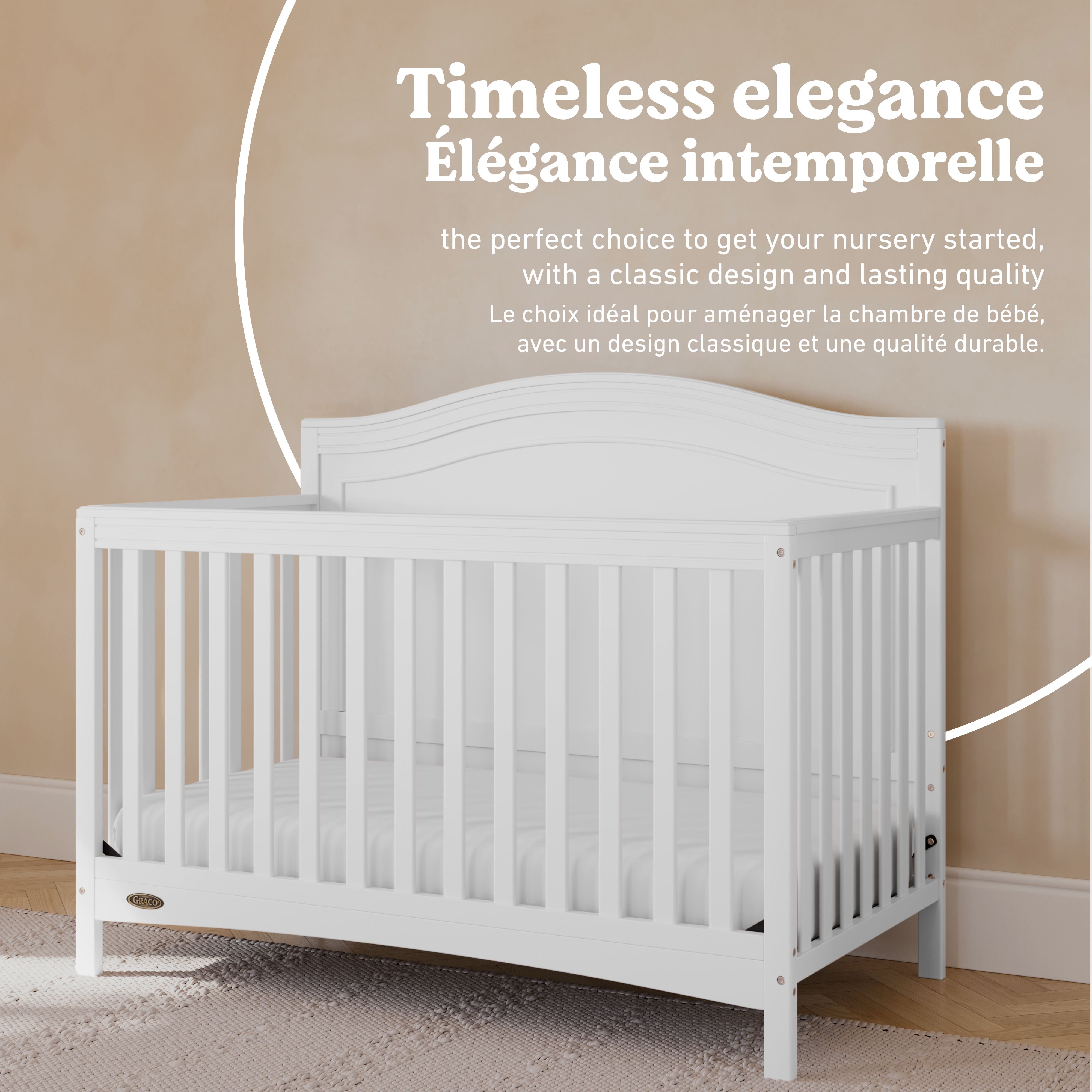 Paris white crib style callout