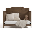 Paris hazelnut crib converted to daybed