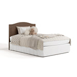 Paris hazelnut crib converted to full bed
