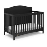 Black crib angled view