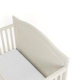 Paris frosted oat crib top view