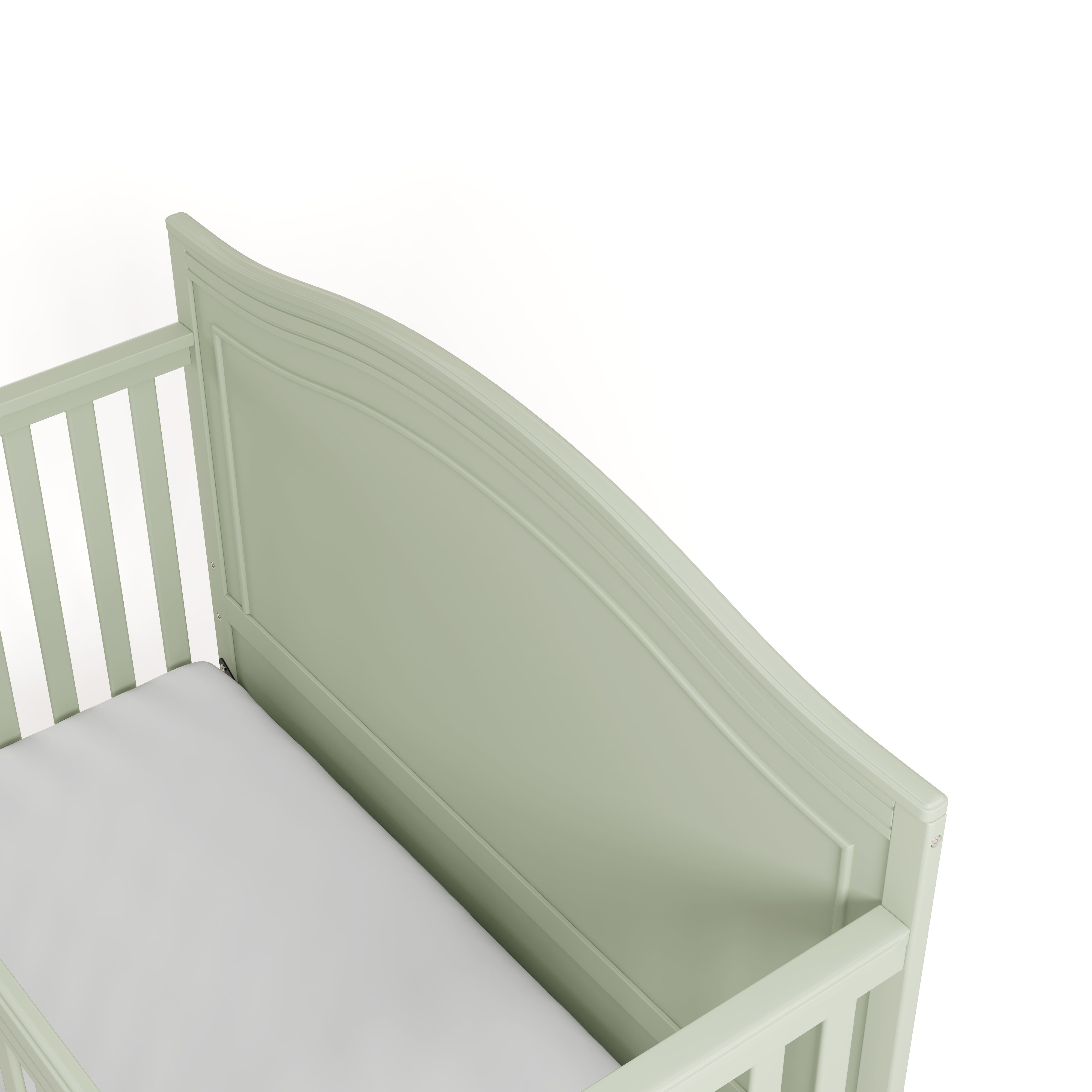 Paris sage crib top view