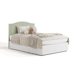 Paris sage crib converted to full bed