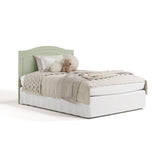 Paris sage crib converted to full bed