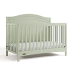 Paris sage crib angle view
