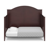 espresso crib in toddler bed conversion