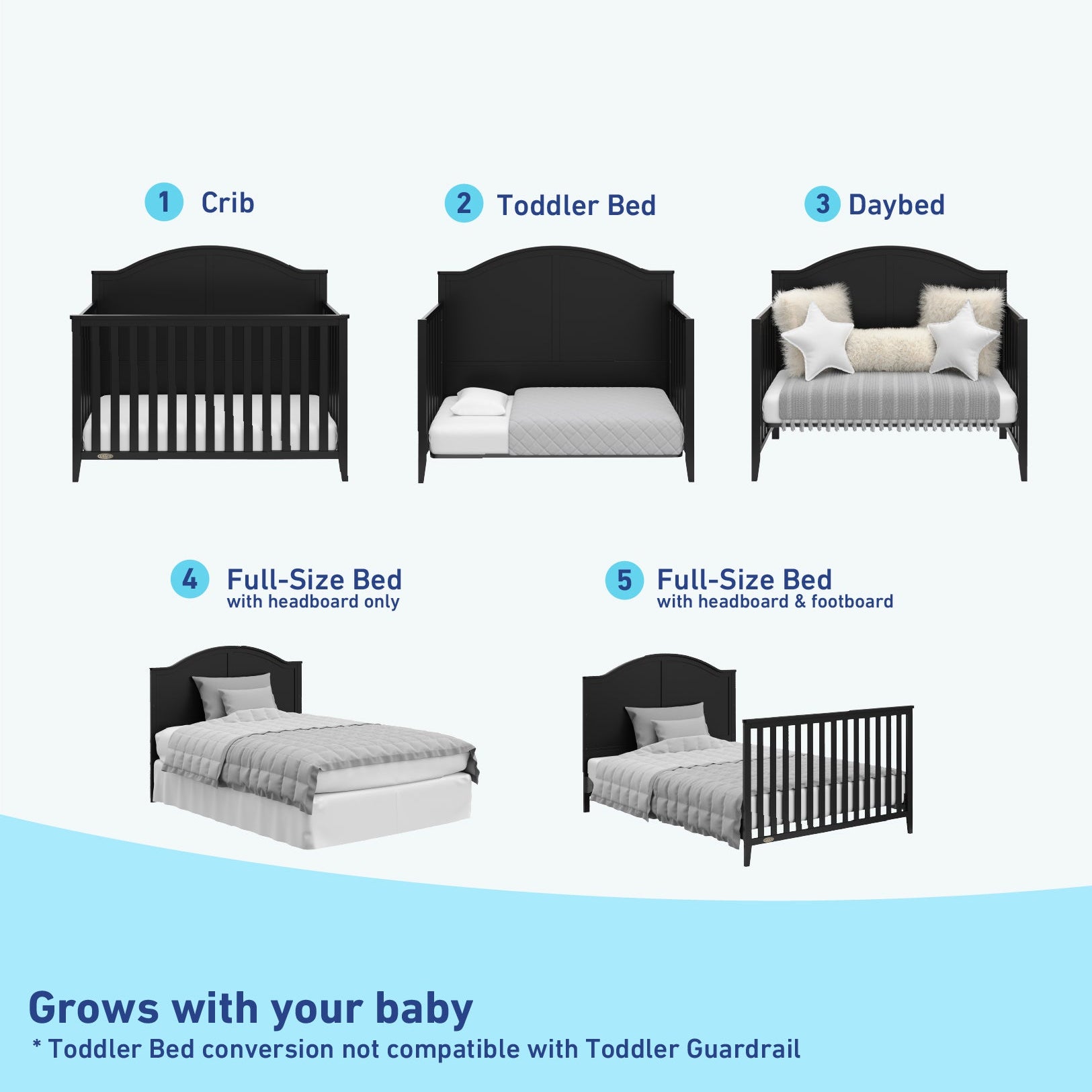 Black crib conversions graphic