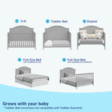 pebble gray crib conversions graphic