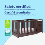 Remi espresso crib and changer certifications callout