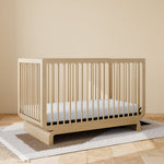 santorini crib driftwood in nursery