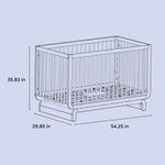 Santorini crib dimensions callout