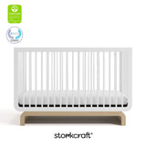 Santorini white with driftwood crib certifications callout