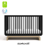 Santorini black with driftwood crib certifications callout