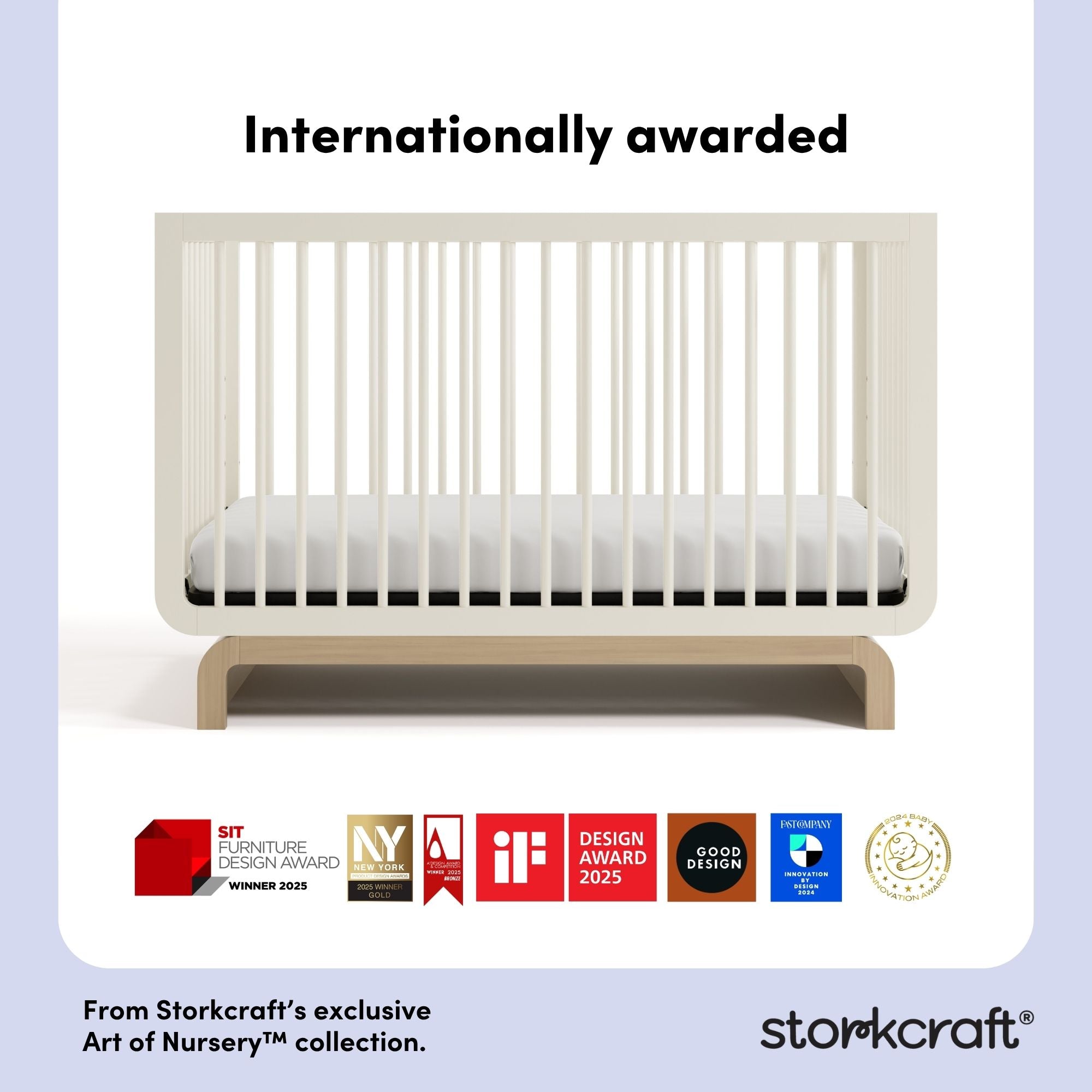 Santorini frosted oat with driftwood crib awards callout