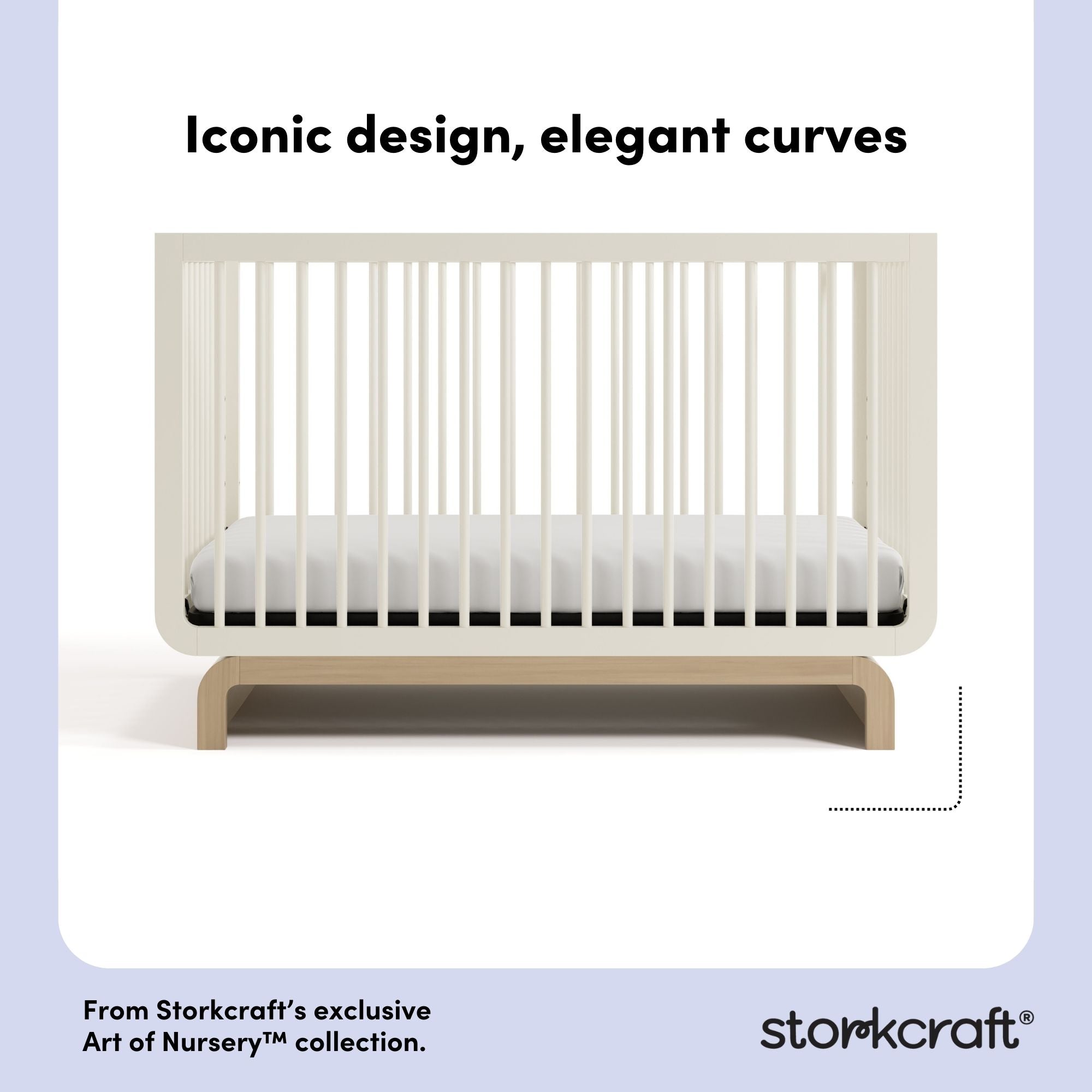 Santorini frosted oat with driftwood crib design callout