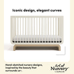 Santorini frosted oat with driftwood crib style callout