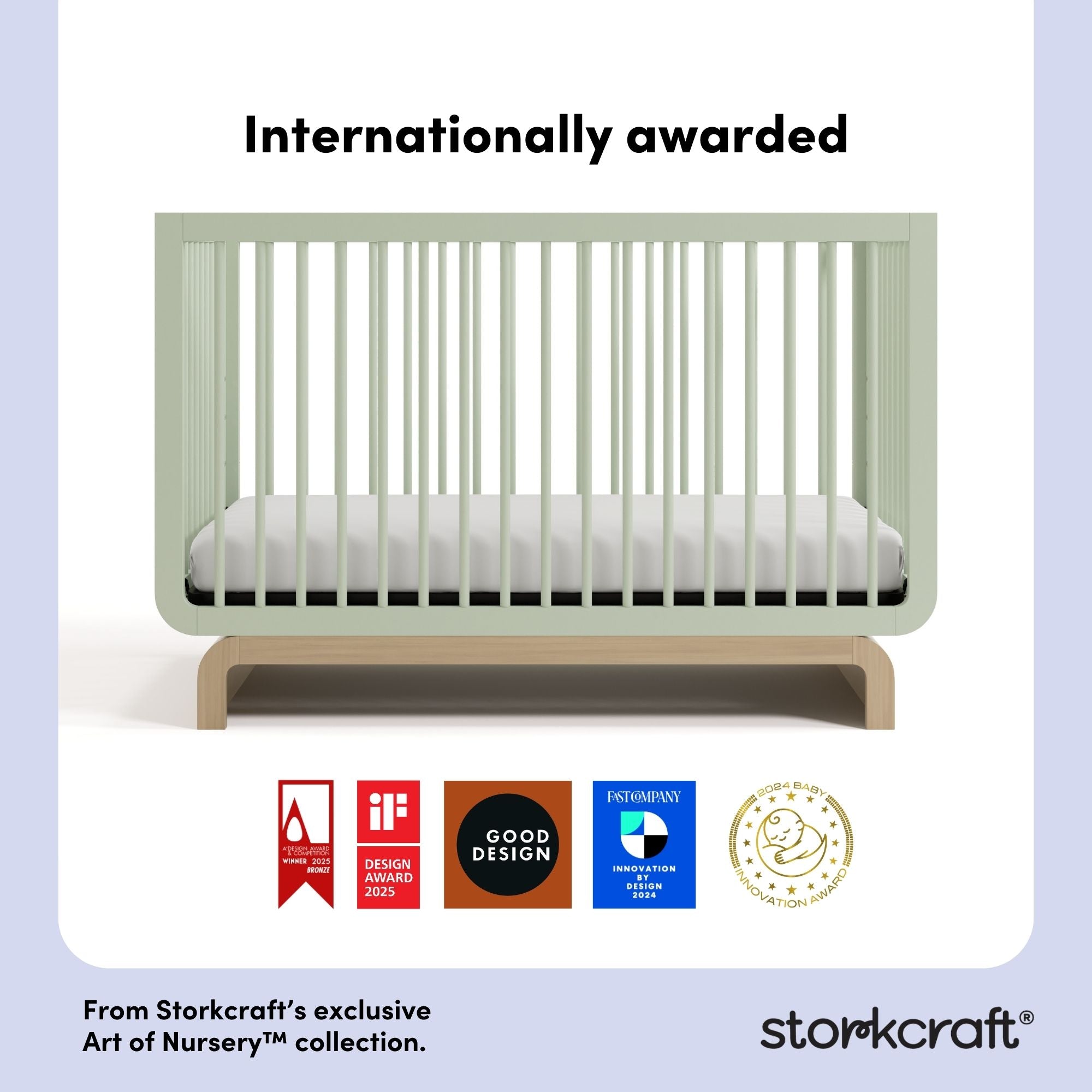 Santorini sage with driftwood crib awards callout