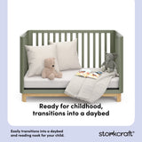 Santos olive with natural daybed conversion callout