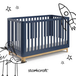 Santos midnight blue with natural with black doodles overlaid on image