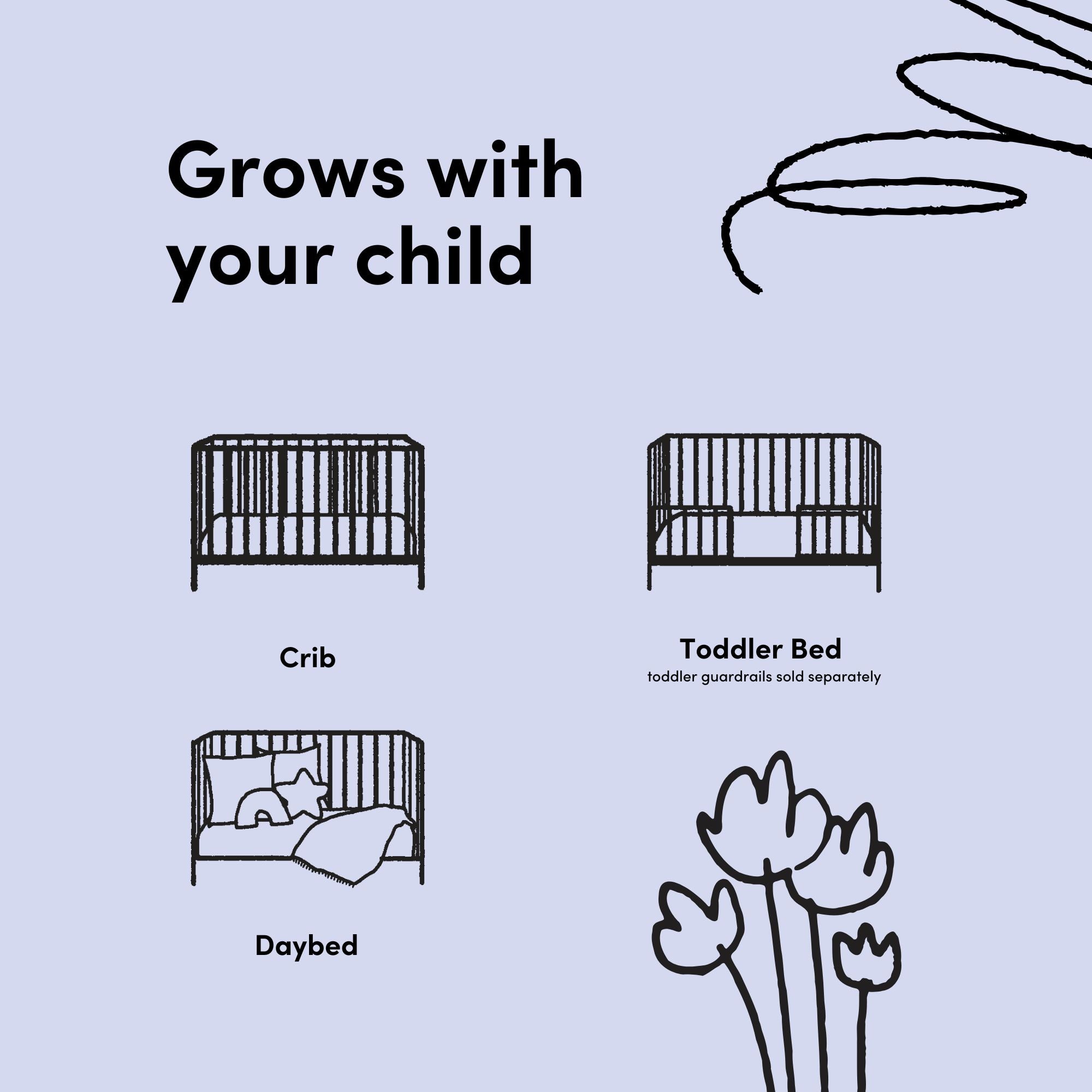 Santos crib conversions drawing